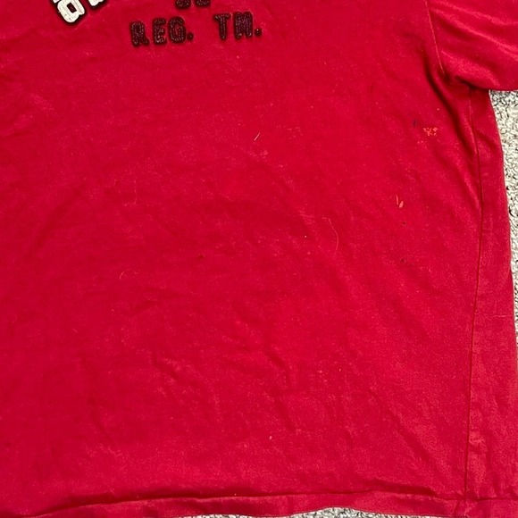 vintage Abercrombie red cotton t-shirt - Picture 4 of 6